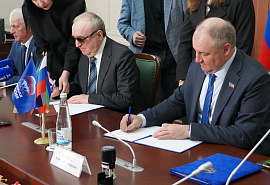 Подписаны соглашения о сотрудничестве между Всероссийским обществом слепых, Правительством КЧР и КЧРО «Единая Россия» 