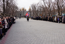 Особенная дата. Депутаты приняли участие в митинге к 82-й годовщине освобождения Черкесска от фашистских оккупантов